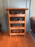 Leuk houten wijnrek, plek voor 16 flessen, Ophalen, Gebruikt, Hout, Minder dan 50 cm