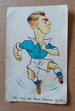 Voetbalplaatje Van der Most (Hermes D.V.S.), Ophalen of Verzenden, Gebruikt, Overige binnenlandse clubs, Poster, Plaatje of Sticker