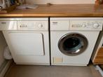 Miele wasdroger en wasmachine, Witgoed en Apparatuur, Wasdrogers, Ophalen, Wolprogramma, Gebruikt, Luchtafvoer