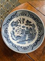 Blue Willow hoge serveerschaal / slakom 26cm, hoog 7 cm, Ophalen of Verzenden, Overige stijlen, Porselein, Schaal of Schalen