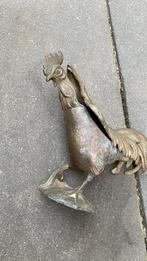 Antieke Bronzen Haan - Luciferhouder/asbak, Ophalen of Verzenden, Brons