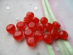 7222/ partij rode millefiori kralen, Hobby en Vrije tijd, Kralen en Sieraden maken, Ophalen of Verzenden, Nieuw, Kraal
