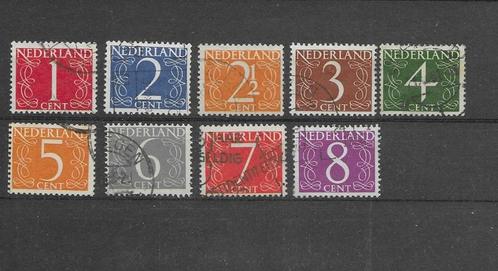 Nederland 1946, NVPH 460 t/m 468, Gestempeld., Postzegels en Munten, Postzegels | Nederland, Gestempeld, Na 1940, Verzenden