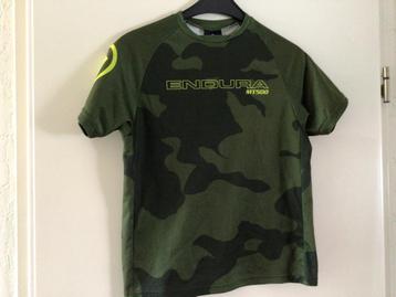 Fietsshirt kind Endura MT500 Camo 9-10 jaar Camoshirt MTB beschikbaar voor biedingen
