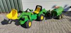 Rolly Toys set: John Deere 7930 trekker, watertank en kipper, Ophalen, Gebruikt, Trapvoertuig