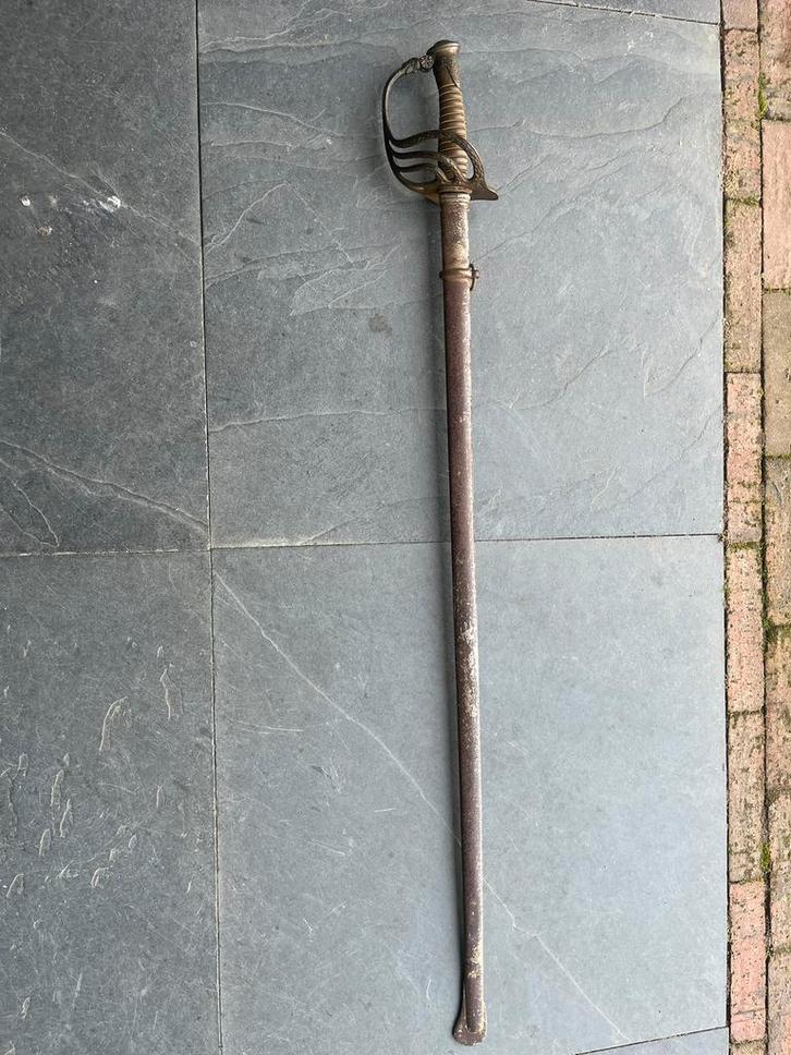 Oude sabel, Verzamelen, Militaria | Algemeen, Landmacht, Zwaard of Sabel, Nederland, Ophalen of Verzenden