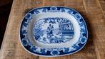 Antieke Franse schaal Jemmapes, dec Canton, Antiek en Kunst, Antiek | Keramiek en Aardewerk, Ophalen of Verzenden