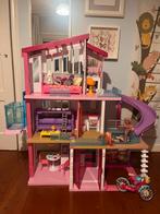 Barbie Malibu Huis + Zeemeerminnen & Fiets, Ophalen, Zo goed als nieuw, Poppenhuis