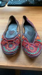 Flower power ballerina’s maat 37, Kleding | Dames, Schoenen, Overige kleuren, Zo goed als nieuw, Ballerina's, Ophalen of Verzenden