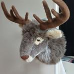 Pluche Rendier herten Hoofd - Kerst Decoratie, Ophalen of Verzenden