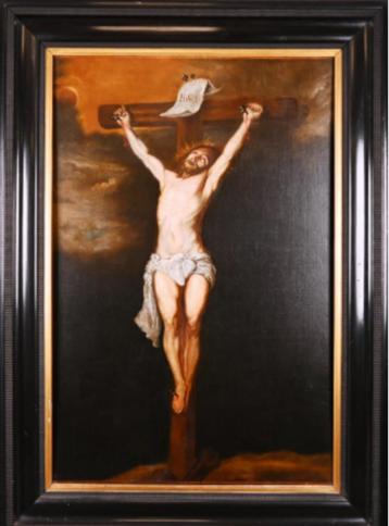 XVII e eeuw -Antiek schilderij, Vlaamse of Italiaanse school beschikbaar voor biedingen