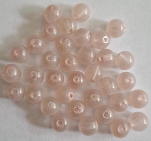 Roze ronde glas kralen 8 mm, Hobby en Vrije tijd, Kralen en Sieraden maken, Nieuw, Kraal, Verzenden