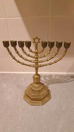 Antieke Messing Menorah - 19e Eeuw, Ophalen, Koper of Brons