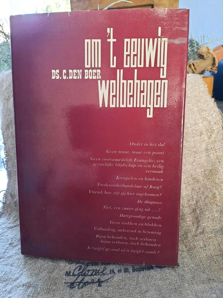 Ds. C. Den Boer - Om 't eeuwig welbehagen, Boeken, Godsdienst en Theologie, Zo goed als nieuw, Christendom | Protestants, Ophalen of Verzenden