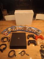 Sony PlayStation 4 (ps4) Pro 1 TB, 2 controllers + 9 games, Ophalen, Gebruikt, Overige genres, 3 spelers of meer