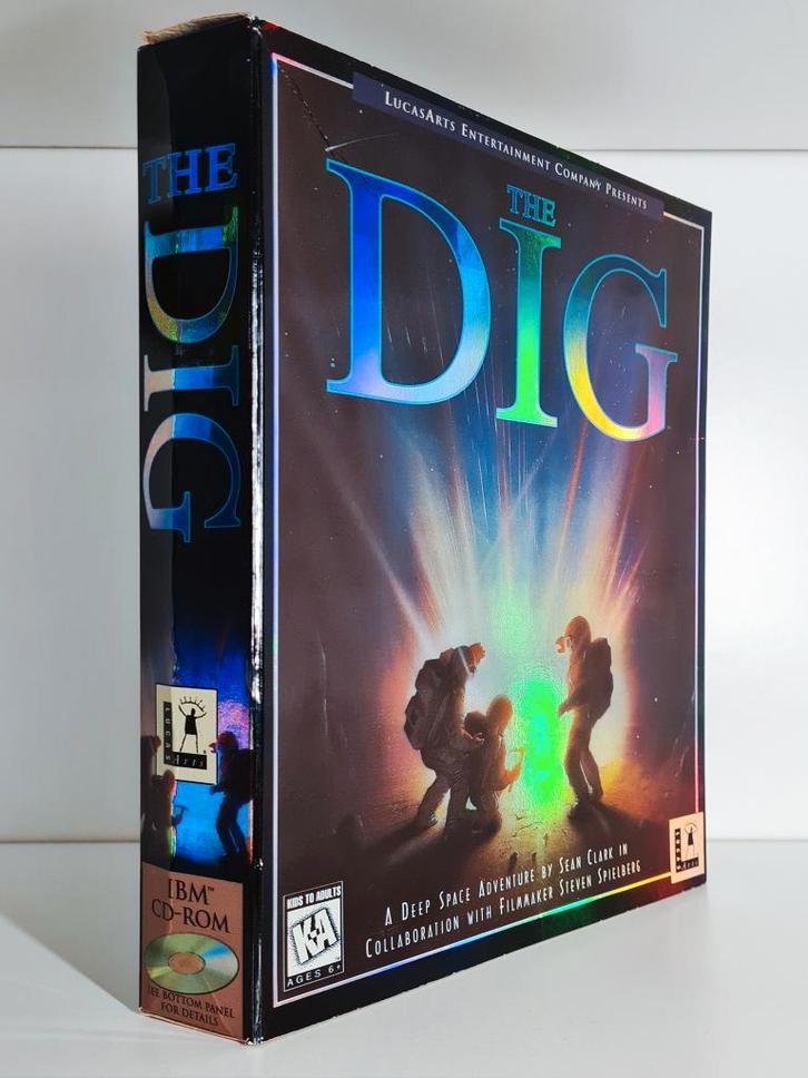 The Dig - PC Big Box (flap cover), Spelcomputers en Games, Games | Pc, Avontuur en Actie, 1 speler, Vanaf 7 jaar, Ophalen of Verzenden