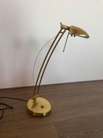 Vintage messing Lucide Bureaulamp, Ophalen, Zo goed als nieuw, Minder dan 50 cm