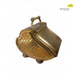 Antieke Messing Turfbak / Kolenbak, Ophalen of Verzenden