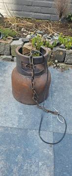 Halve gasfles lamp zwaar metaal, Ophalen of Verzenden, Gebruikt, Metaal, Minder dan 50 cm
