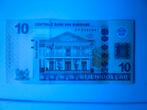 Suriname - 10 Dollar- Bankbiljet, Verzenden, Zuid-Amerika, Los biljet