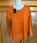 NIEUW pracht rood shirt merk October maat 38, Kleding | Dames, Maat 38/40 (M), October, Verzenden, Nieuw