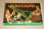 Meccano - Handleiding voor uitrusting No. 1 - Circa 1950 !!, Ophalen of Verzenden