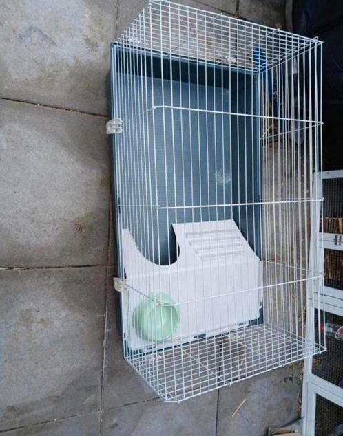 Konijnenhok, Dieren en Toebehoren, Knaagdieren en Konijnen | Hokken en Kooien, Zo goed als nieuw, Kooi, Ophalen of Verzenden