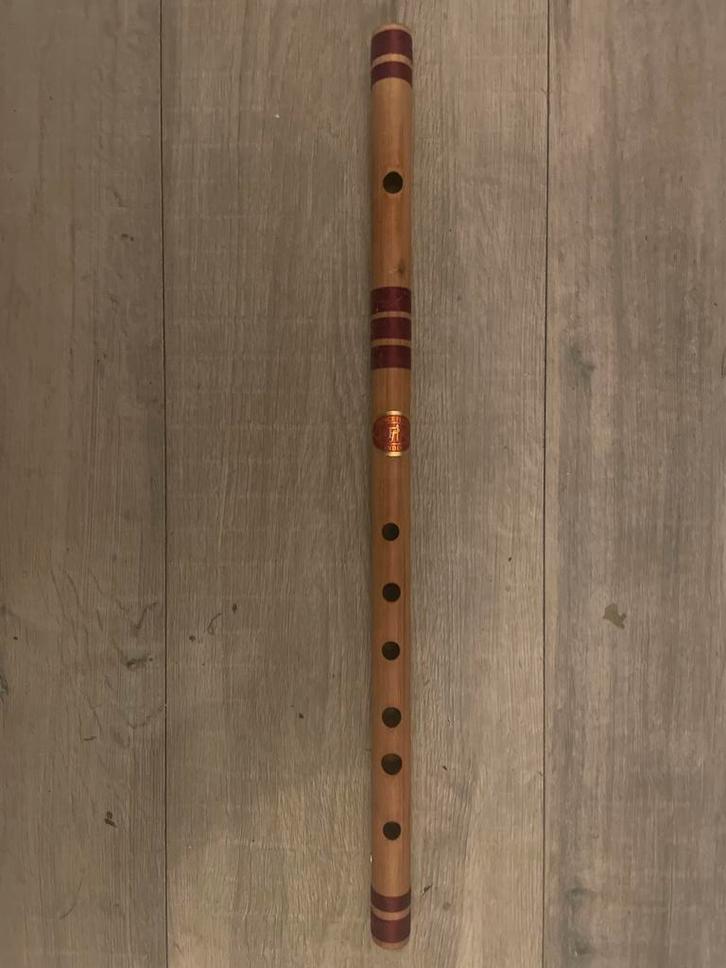 Bansuri Dwarsfluit - Nieuw, Muziek en Instrumenten, Blaasinstrumenten | Dwarsfluiten en Piccolo's, Nieuw, Dwarsfluit, Ophalen of Verzenden