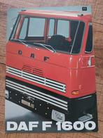 1971 Daf F 1600 vrachtwagen folder, Ophalen of Verzenden, Zo goed als nieuw, Overige merken
