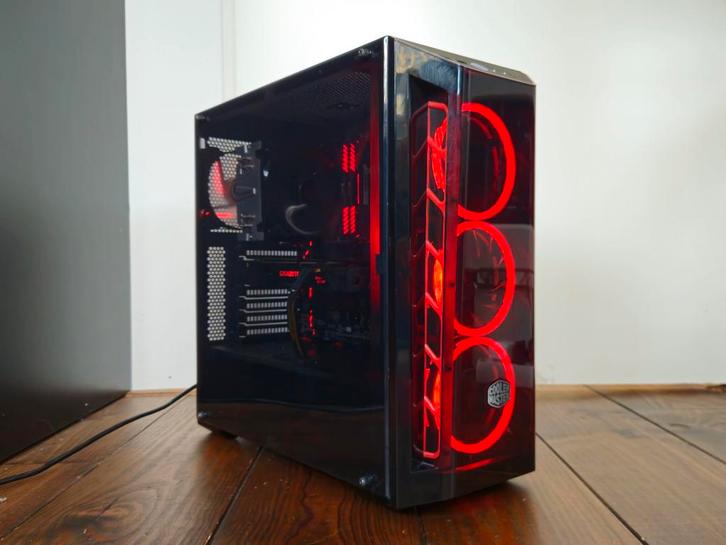 Instap game-PC - Core i7 / GTX 1070, Computers en Software, Desktop Pc's, Zo goed als nieuw, 3 tot 4 Ghz, HDD, SSD, 16 GB, Met videokaart