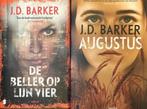 3 x J.D. Barker, oa augustus, de beller op lijn 4, Ophalen of Verzenden, Zo goed als nieuw