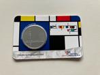 Coincard Piet Mondriaan in UNC, Verzenden, Koningin Beatrix, Euro's