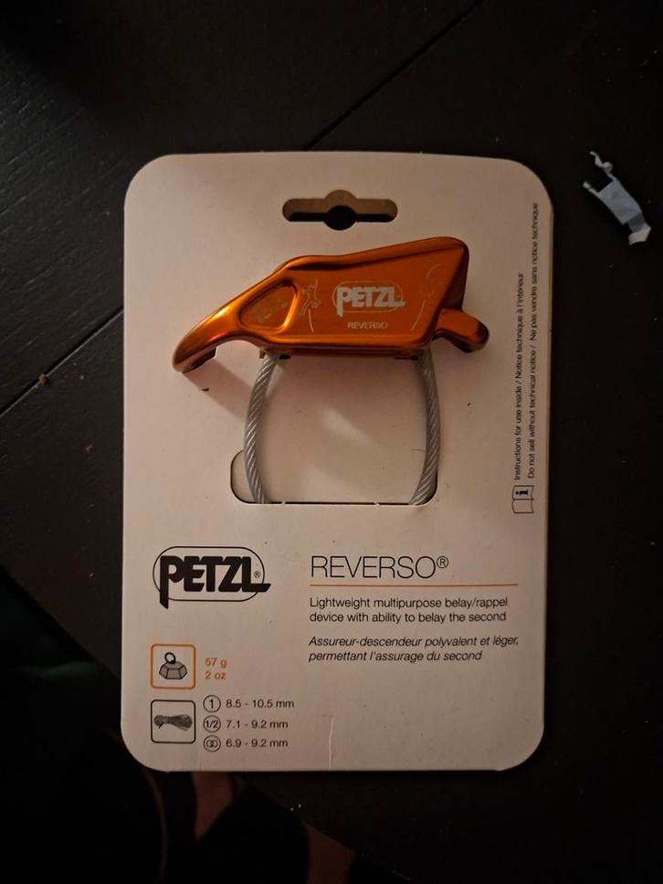 Petzl REVERSO, Sport en Fitness, Klimsport, Nieuw, Klimsport-accessoire, Ophalen of Verzenden