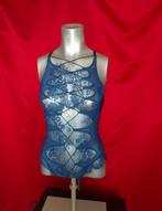 sexy body  blauw *nieuw, Kleding | Dames, Blauw, Ophalen of Verzenden, Body of Korset