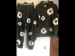 Denim Tears Black pak set broek hoodie trui, S , nieuw staat, Kleding | Dames, Huispakken, Verzenden, Zo goed als nieuw, Maat 36 (S)