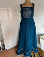 Lucie linden vintage jurk, Ophalen of Verzenden, Zo goed als nieuw, Blauw