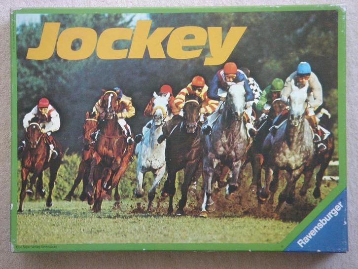 LEUK: Jockey - Het spannende wedren spel !, Hobby en Vrije tijd, Gezelschapsspellen | Bordspellen, Gebruikt, Een of twee spelers