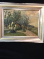 Schilderij 'Boer op landweg', Ophalen