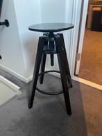 Houten verstelbare (piano) kruk, Ophalen, 60 tot 90 cm, Zo goed als nieuw, 1 kruk