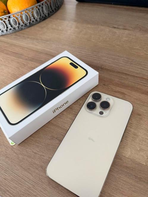 Apple iPhone 14 Pro, Telecommunicatie, Mobiele telefoons | Apple iPhone, Zo goed als nieuw, 128 GB, iPhone 14 Pro, Goud, Ophalen of Verzenden
