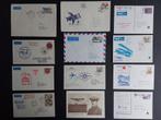 12 luchtpost enveloppen van CSA 1970 t/m 1991 (L57), Postzegels en Munten, Brieven en Enveloppen | Buitenland, Ophalen of Verzenden