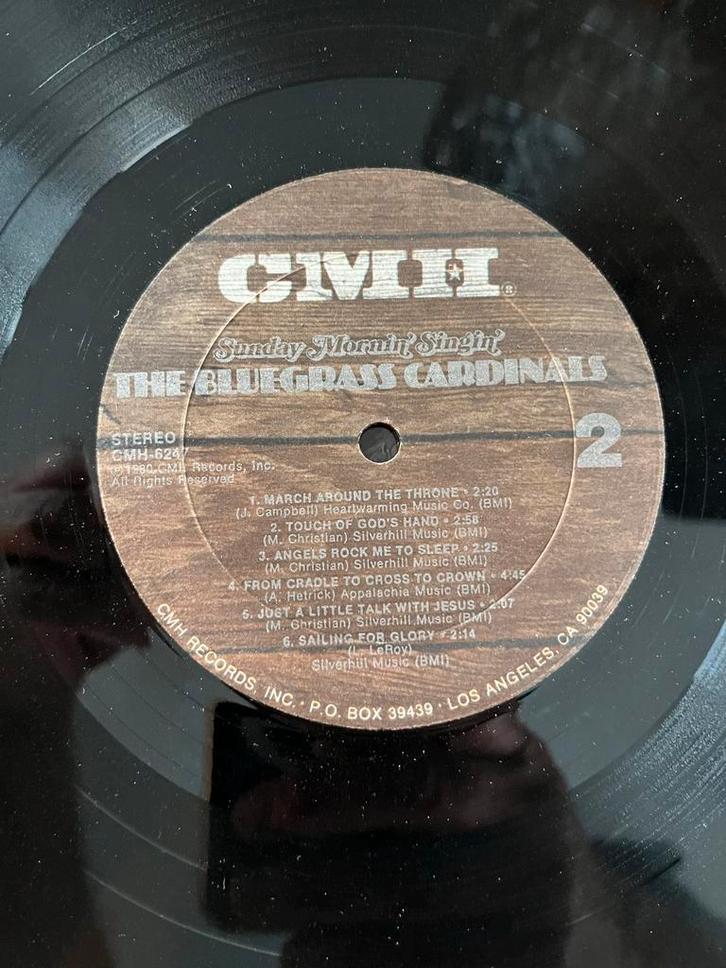 The Bluegrass Cardinals - Sunday Mornin' Singin' LP, Cd's en Dvd's, Vinyl | Country en Western, Gebruikt, Ophalen of Verzenden