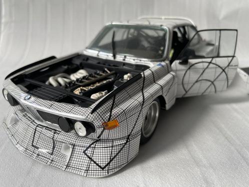 Minichamps BMW 3.5 CSL F. Stella 1976 1:18, Hobby en Vrije tijd, Modelauto's | 1:18, Zo goed als nieuw, Auto, MiniChamps, Ophalen