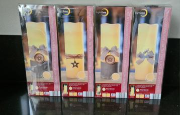 Sfeervolle LED kaarsen set van 4 - echte was - Nieuw beschikbaar voor biedingen