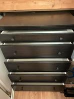 Ikea Koppang ladekast zwartbruin - 5 lades, Huis en Inrichting, Kasten | Ladekasten, Ophalen, Gebruikt, 5 laden of meer, 100 tot 150 cm