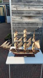 Model zeilboot 3 mast, Ophalen