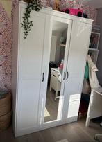 IKEA Brimnes Kledingkast met 3 deuren, wit, 117x190 cm, Ophalen, Zo goed als nieuw, 50 tot 75 cm, 150 tot 200 cm