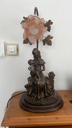 Antieke lamp moeder met kind, Ophalen of Verzenden