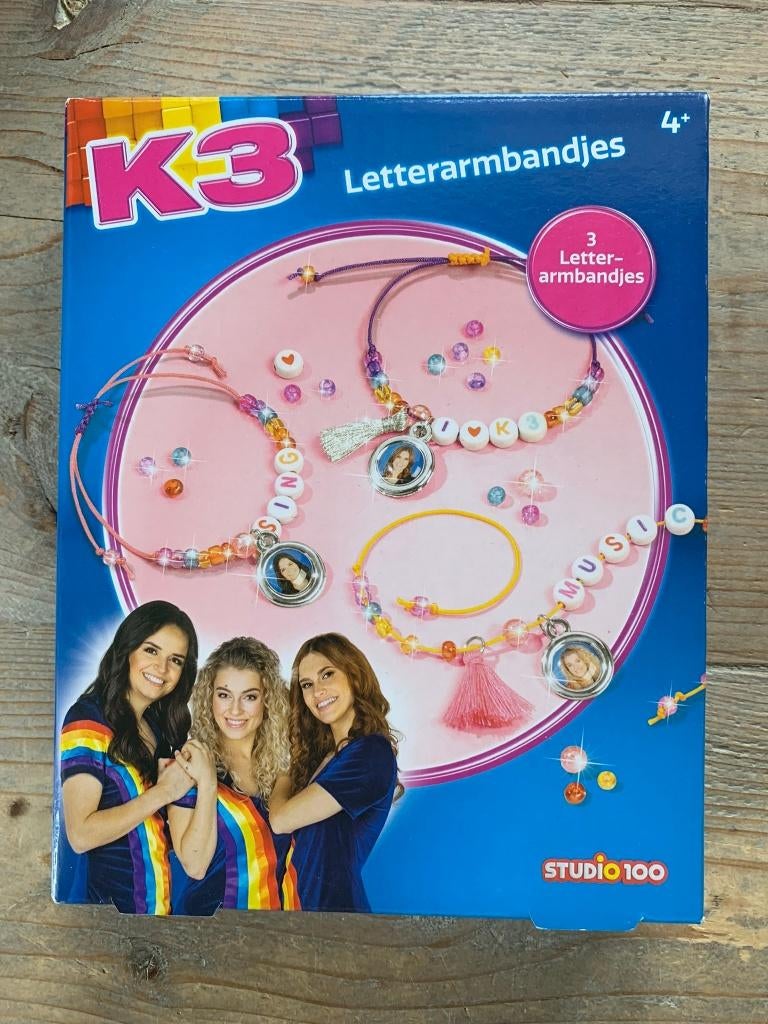 K3 Letterarmbandjes Maken – Creatieve Knutselset (4+), Ophalen of Verzenden, Nieuw, Knutselen