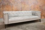 ZGANieuw fraaie stoffen design bank van Eichholtz, Driepersoons, 75 tot 100 cm, Ophalen of Verzenden, Zo goed als nieuw